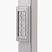 Морозостойкая, водонепроницаемая кодовая панель Locinox (Бельгия) SLIMSTONE со встроенным реле, цвета zilver и 9005 (черный)  - купить в Судаке!