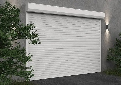 Автоматические рулонные ворота для гаража серии Алютех Prestige с алюминиевым профилем AR/555N с доставкой в Судаке 