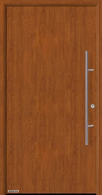 Заказать входные двери Hormann Thermo 65, Мотив 010 с декором поверхности под древесину в Судаке