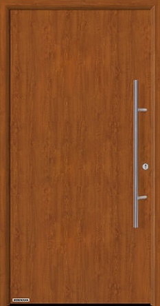 Заказать входные двери Hormann Thermo 65, Мотив 010 с декором поверхности под древесину в Судаке
