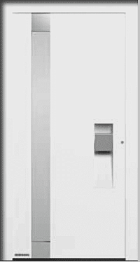 Двери входные алюминиевые ThermoCarbon Hormann - Мотив 306 в Судаке