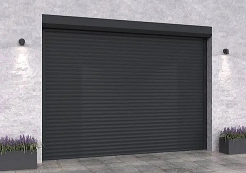 Рулонные ворота для гаража Алютех Trend с алюминиевым профилем PD/77 и высокой защитой от взлома с доставкой в Судаке 